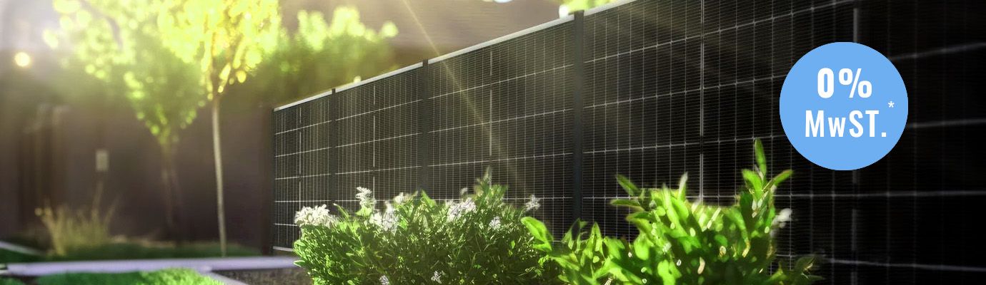 ENERGIESPAREN MIT SOLARZÄUNEN