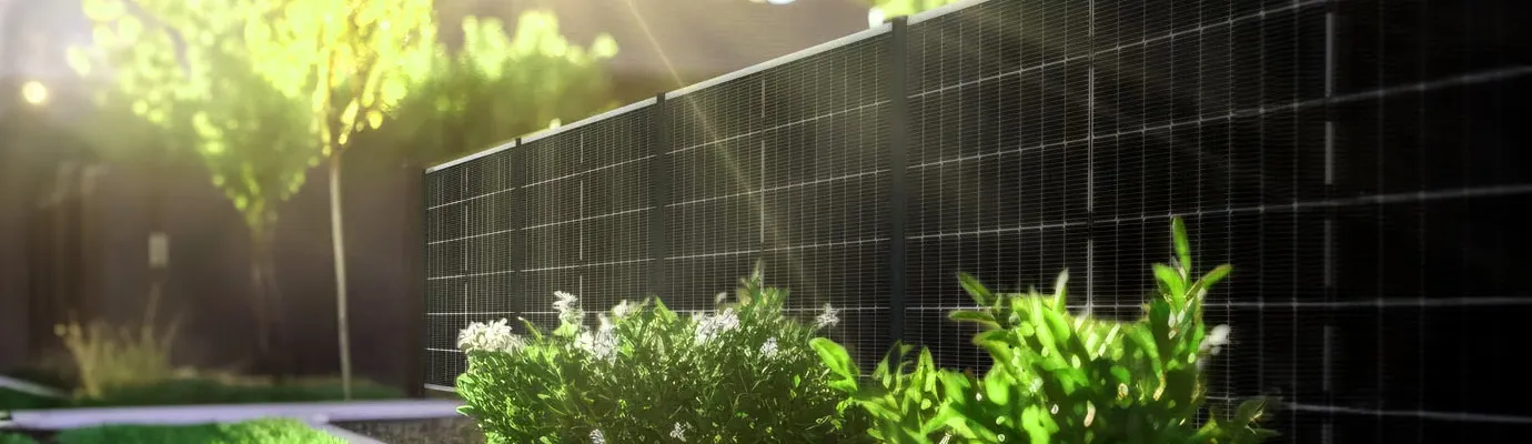 ENERGIESPAREN MIT SOLARZÄUNEN