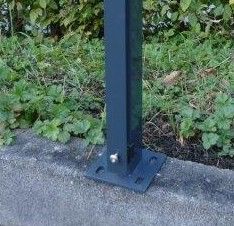 Standfuß für Zaunpfosten Secure -ab Werk angeschweißt-