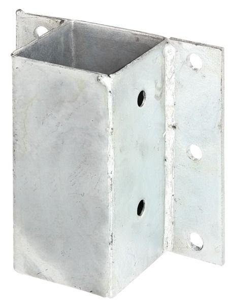 Pfostenträger für L- und U-Steine bzw. Mauern für Holzpfosten 7x7cm