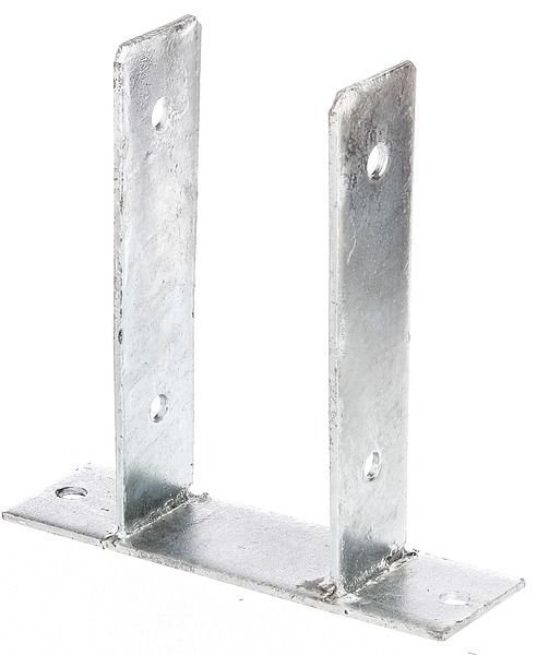 Pfostenanker zum Aufdübeln von Holzpfosten 90x90mm
