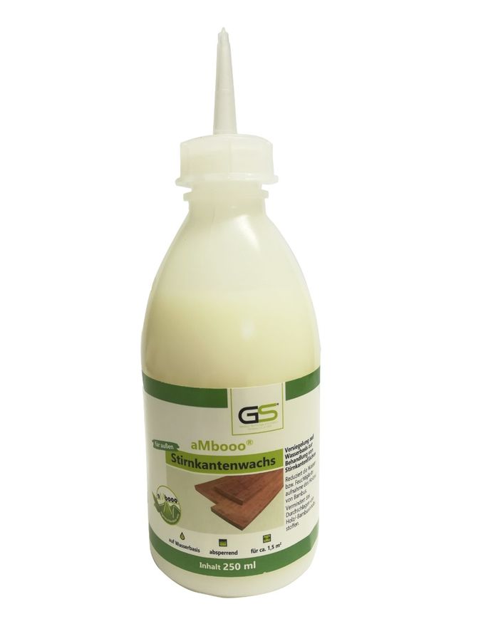 Stirnkantenwachs fr Bambus-Zune und Fassadenprofile (250ml)