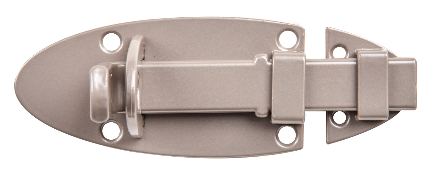 DURAVIS® Schlossriegel, Farbe perlbeige, Größe 90x44mm (Inhalt: 4 St./Pack.)