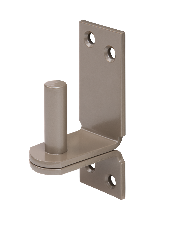 DURAVIS® Kloben auf Platte, DII-Haken, Farbe perlbeige, Größe Ø13mm, Dornabstand 25mm (Inhalt: 6 St./Pack.)