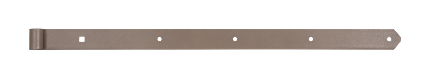 DURAVIS® Ladenband gerade, Abschluss abgerundet, Farbe perlbeige, Größe 800mm, Ø16mm (Inhalt: 4 St./Pack.)