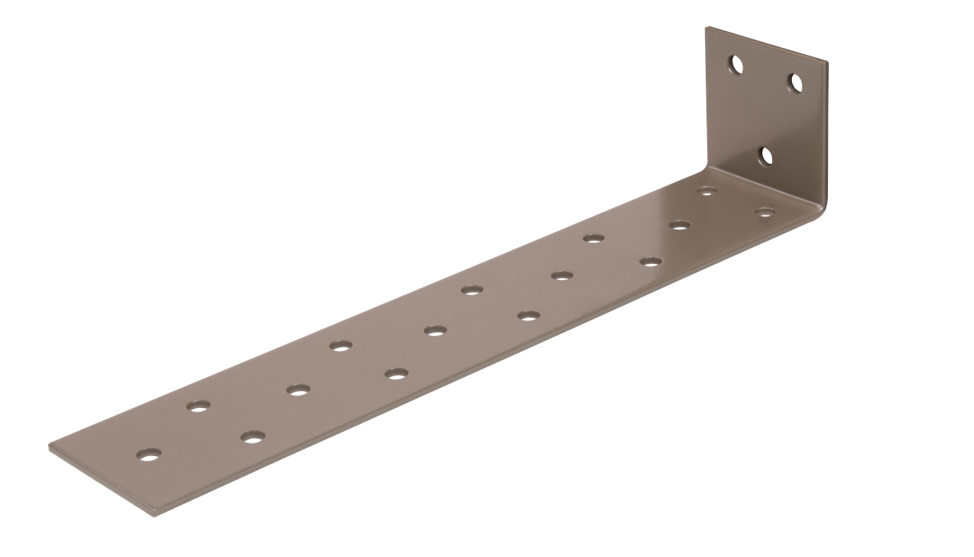 DURAVIS® Flachstahl-Betonanker, Farbe perlbeige, Größe 205x40x40mm (Inhalt: 10 St./Pack.)
