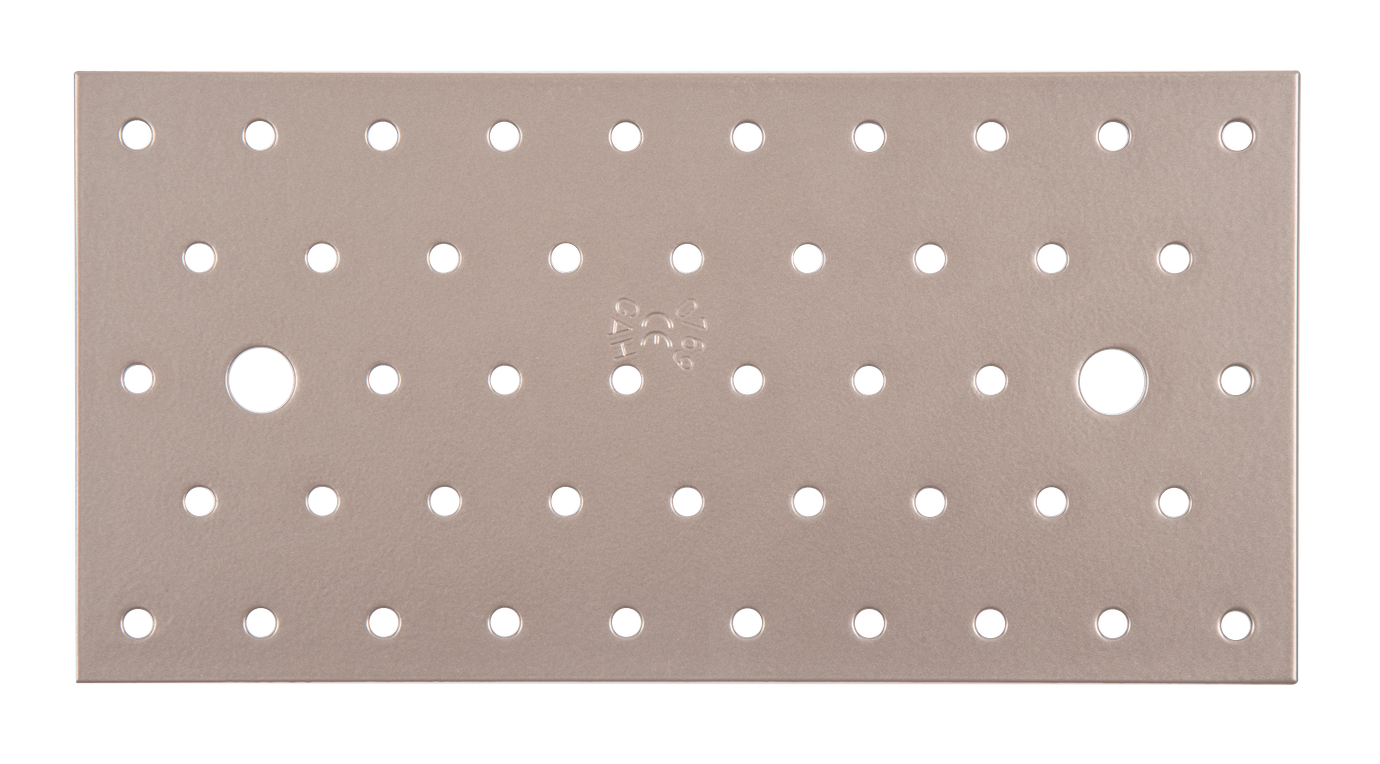 DURAVIS® Lochplatte, Farbe perlbeige, Größe 200x100x2mm (Inhalt: 25 St./Pack.)