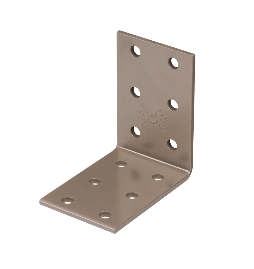 DURAVIS® Lochplattenwinkel, Farbe perlbeige, Größe 60x60x40mm (Inhalt: 50 St./Pack.)