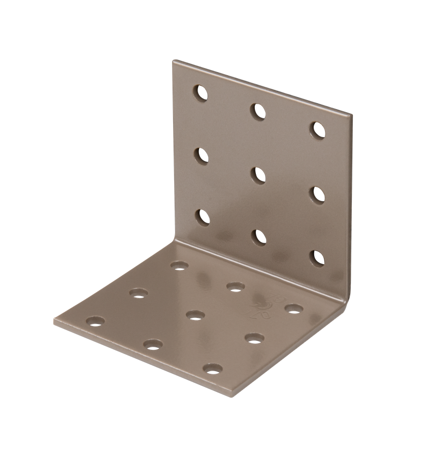 DURAVIS® Lochplattenwinkel, Farbe perlbeige, Größe 60x60x60mm (Inhalt: 50 St./Pack.)