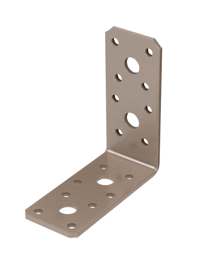 DURAVIS® Winkelverbinder, Farbe perlbeige, Größe 90x90x40mm (Inhalt: 50 St./Pack.) – Bild 1