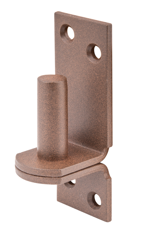 DURAVIS® Kloben auf Platte, DI-Haken, Farbe rostbraun, Größe Ø16mm, Dornabstand 13mm (Inhalt: 6 St./Pack.)
