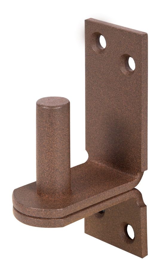 DURAVIS® Kloben auf Platte, DII-Haken, Farbe rostbraun, Größe Ø16mm, Dornabstand 28mm (Inhalt: 6 St./Pack.)