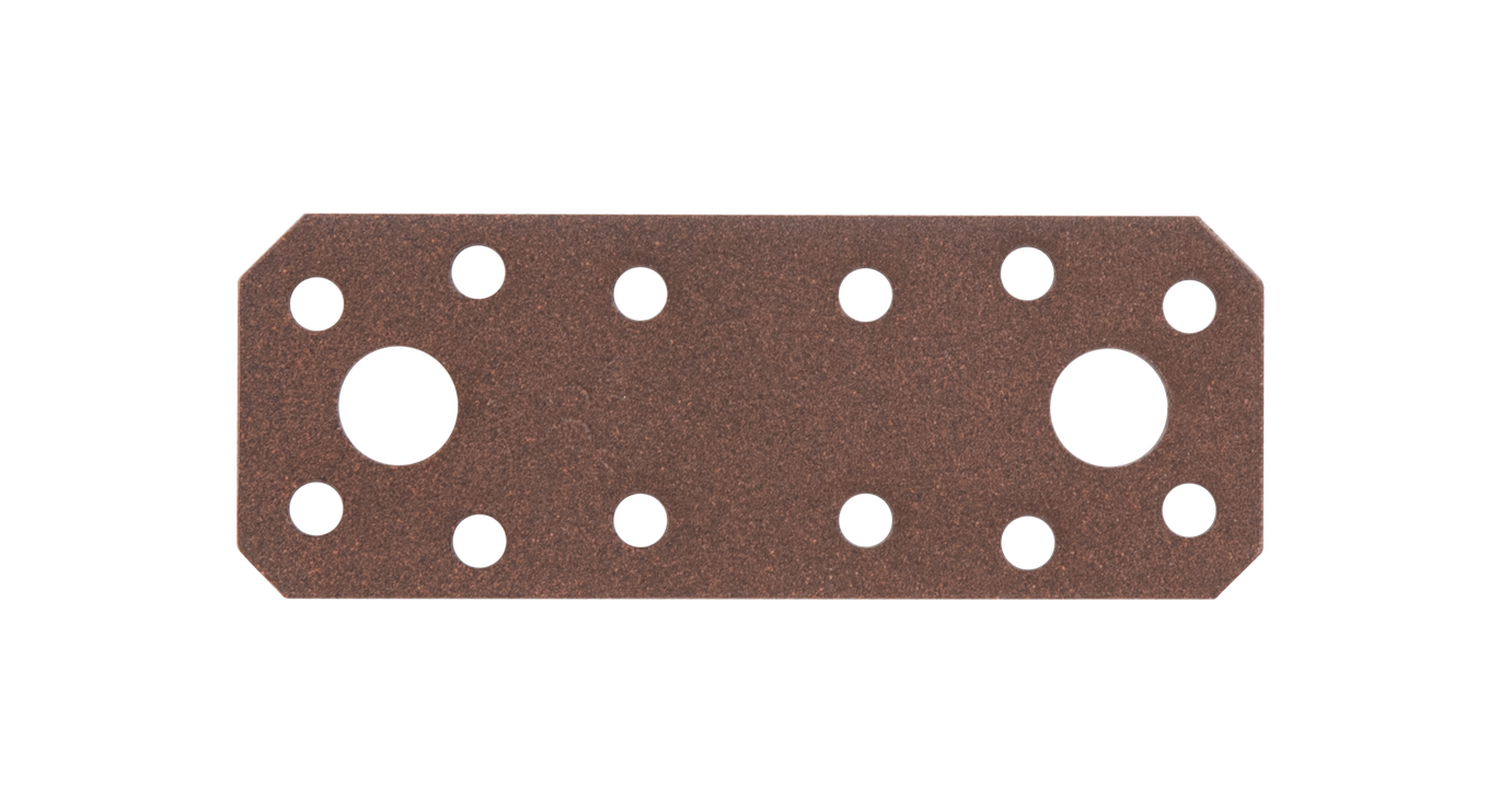 DURAVIS® Flachverbinder, Farbe rostbraun, Größe 96x35mm (Inhalt: 50 St./Pack.) – Bild 1