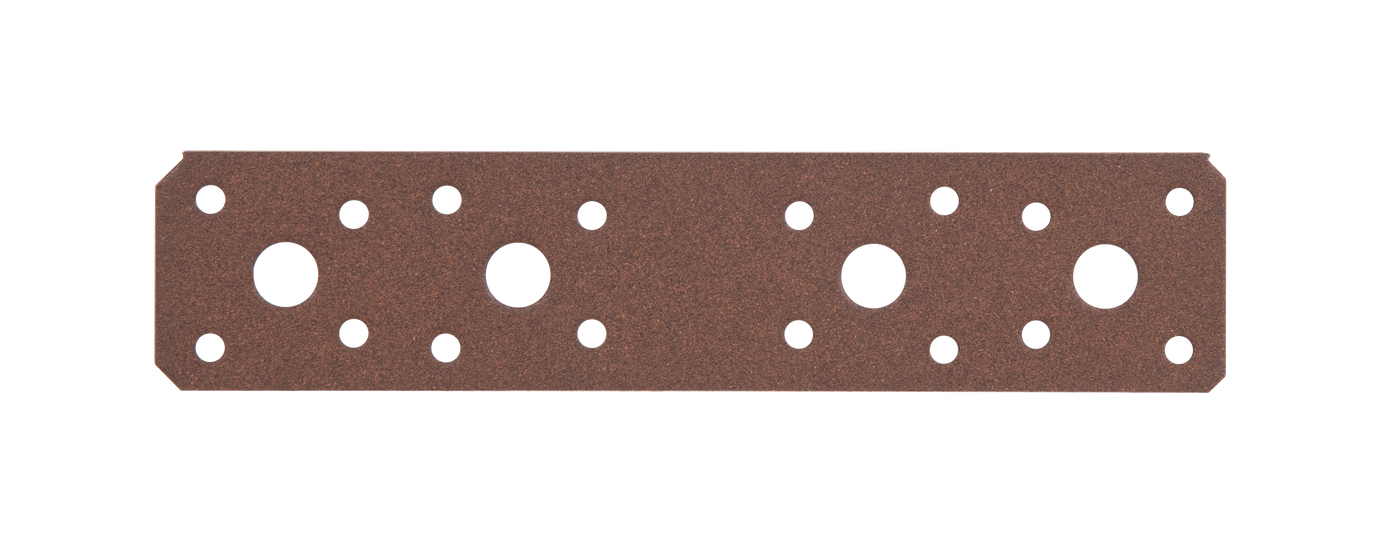 DURAVIS® Flachverbinder, Farbe rostbraun, Größe 180x40mm (Inhalt: 30 St./Pack.)
