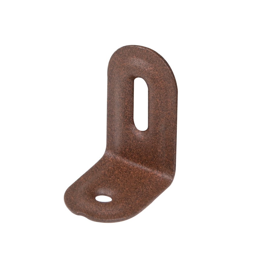 DURAVIS® Verstellwinkel geprägt, Farbe rostbraun, Größe 28x40x22mm (Inhalt: 50 St./Pack.)