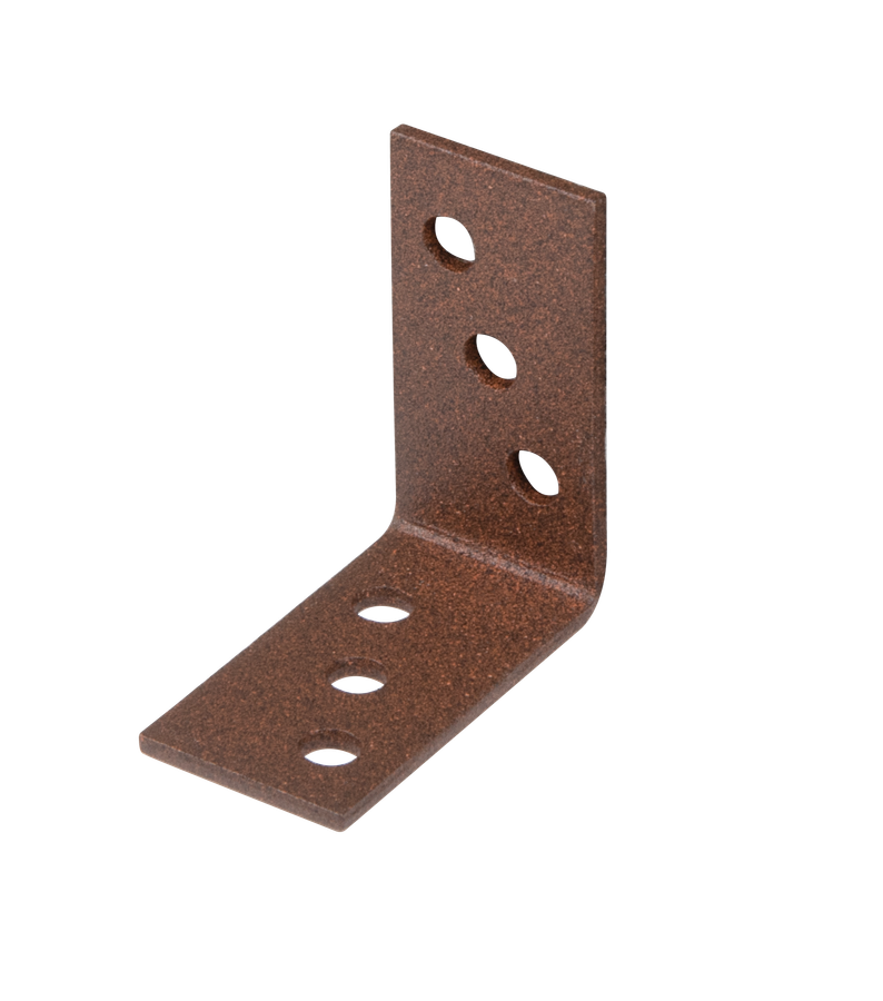 DURAVIS® Winkelverbinder, Farbe rostbraun, Größe 40x40x20mm (Inhalt: 100 St./Pack.) – Bild 1