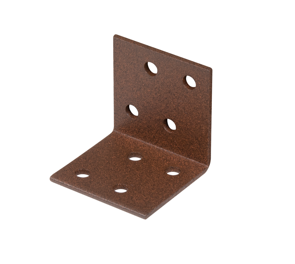 DURAVIS® Winkelverbinder, Farbe rostbraun, Größe 40x40x40mm (Inhalt: 50 St./Pack.) – Bild 1