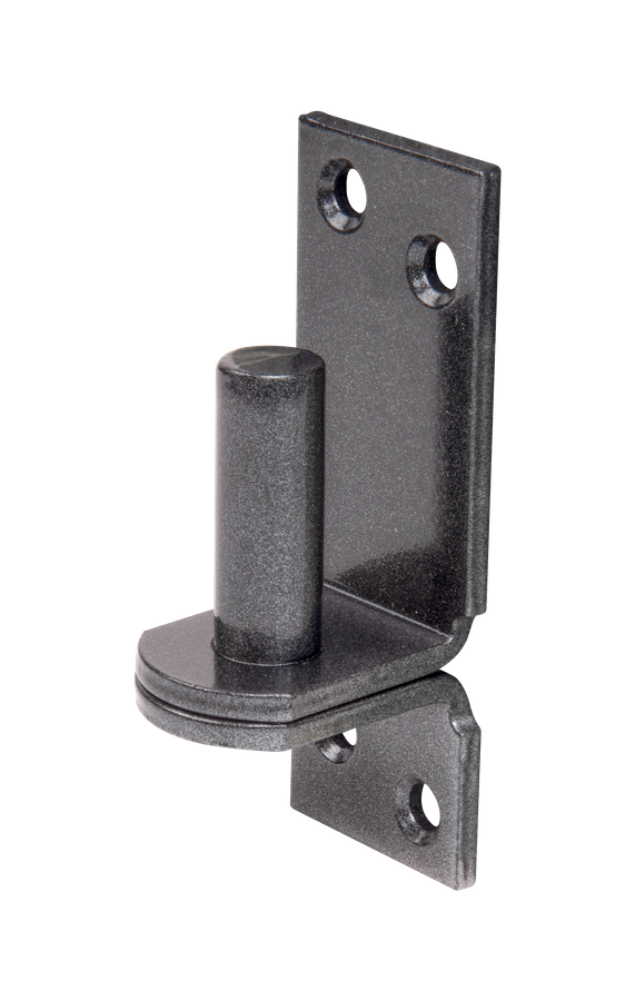 DURAVIS® Kloben auf Platte, DI-Haken, Farbe schwarzdiamant, Größe Ø16mm, Dornabstand 13mm (Inhalt: 6 St./Pack.)