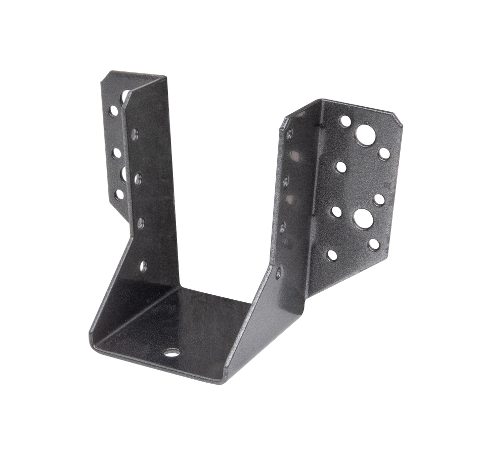 DURAVIS® Balkenschuh, Typ A, Farbe schwarzdiamant, Größe 60x100mm (Inhalt: 25 St./Pack.) – Bild 1