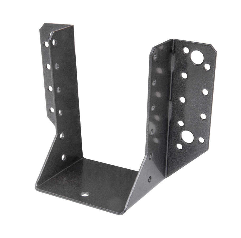 DURAVIS® Balkenschuh, Typ A, Farbe schwarzdiamant, Größe 80x120mm (Inhalt: 25 St./Pack.)