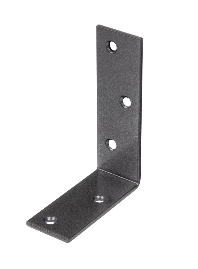 DURAVIS® Balkenwinkel, Farbe schwarzdiamant, Größe 75x100x30mm (Inhalt: 50 St./Pack.) – Bild 1