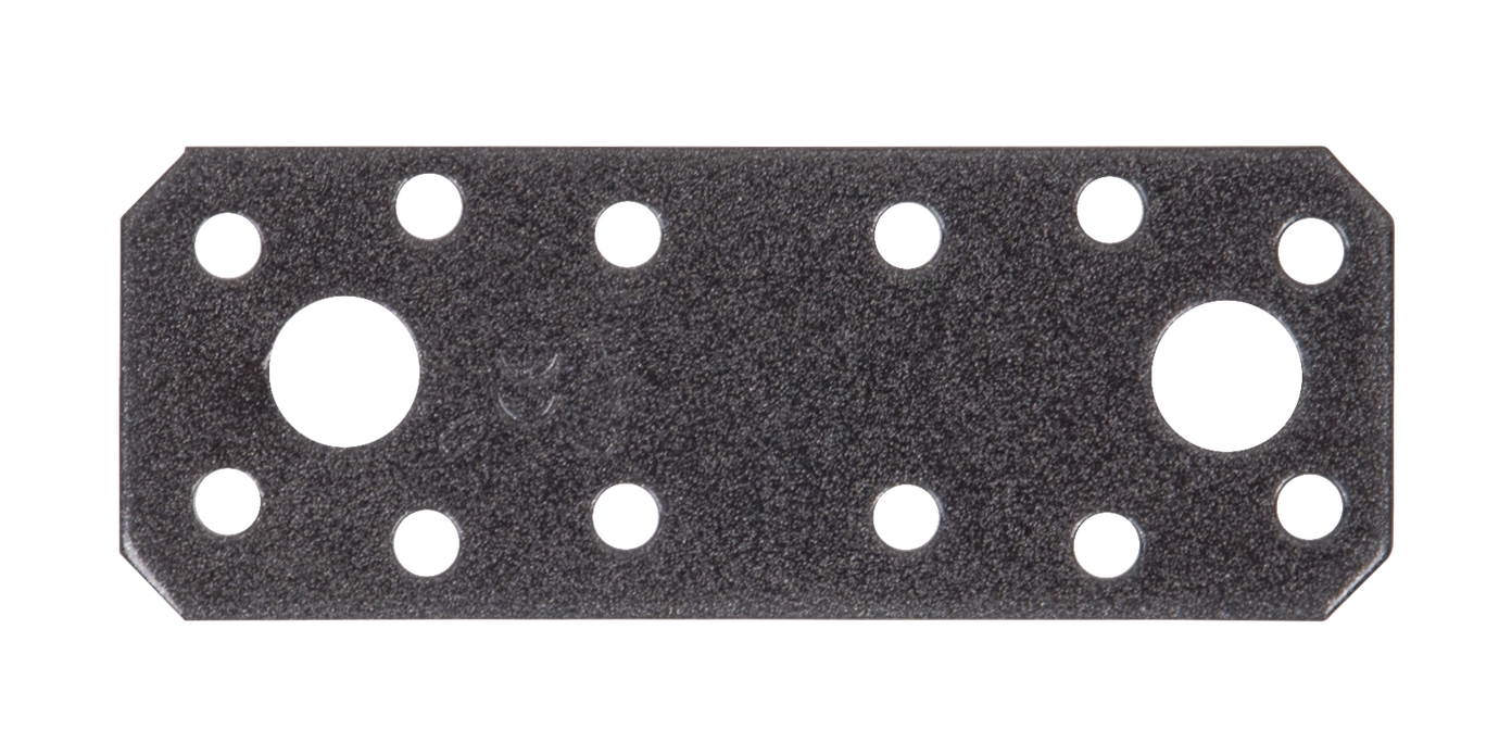 DURAVIS® Flachverbinder, Farbe schwarzdiamant, Größe 96x35mm (Inhalt: 50 St./Pack.) – Bild 1