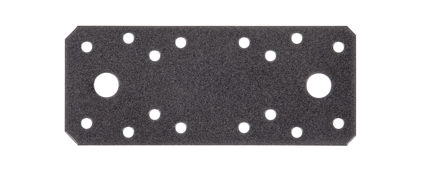 DURAVIS® Flachverbinder, Farbe schwarzdiamant, Größe 133x55mm (Inhalt: 30 St./Pack.) – Bild 1