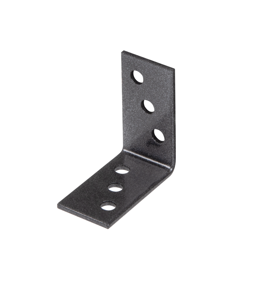 DURAVIS® Winkelverbinder, Farbe schwarzdiamant, Größe 40x40x20mm (Inhalt: 100 St./Pack.) – Bild 1