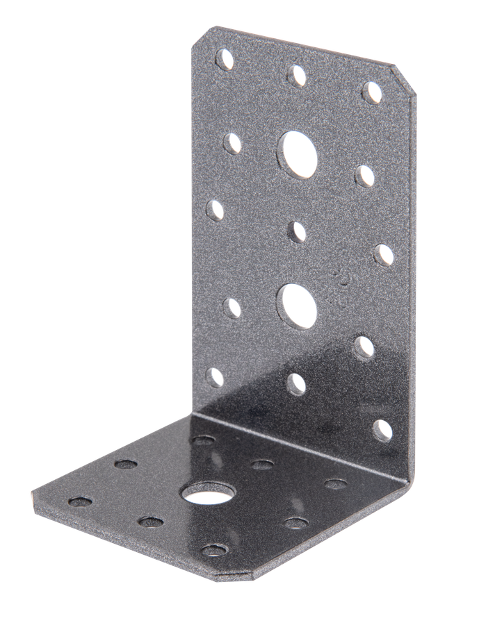 DURAVIS® Winkelverbinder, Farbe schwarzdiamant, Größe 100x60x60mm (Inhalt: 50 St./Pack.)