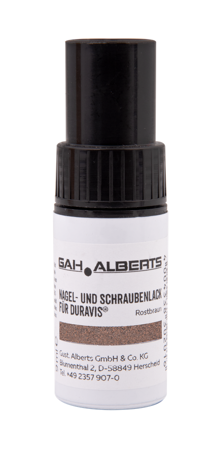 DURAVIS® Nagel- und Schraubenlack, Farbe rostbraun, Größe 9ml (Inhalt: 6 St./Pack.)