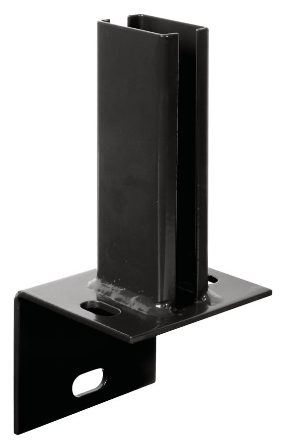 Blacky 2.0 Standfuß-Winkel 90° - Größe 100x94x84mm (zur Selbstmontage) schwarz – Bild 1