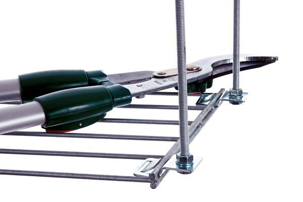 4x DSM Clips Edelstahl - Halter Für Doppelstabmattenzäune