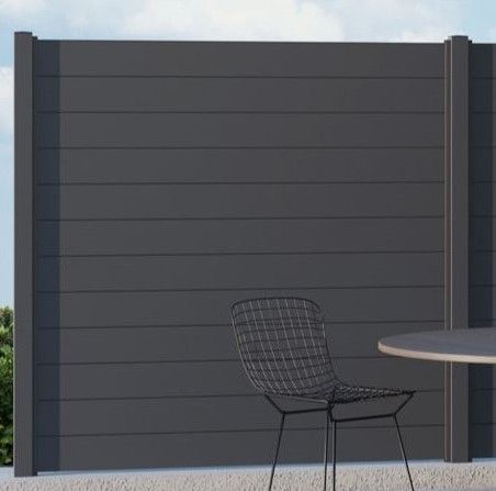 TRIAX Alu Lamellen-Element (blickdicht) - Höhe 180cm, Breite 180cm (4 Farben/Motive)