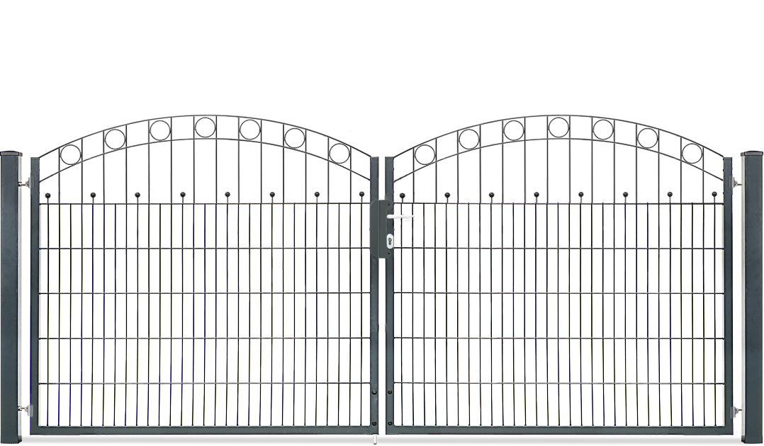 Doppeltor Arcado, Höhe 140cm, Breite 330cm