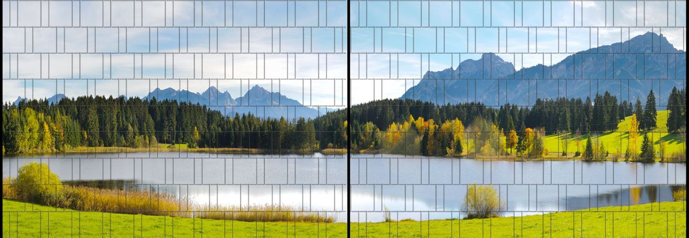 Sichtschutzstreifen Bayern (5 Meter Panorama)