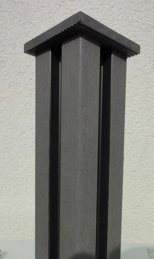 Bamboo Zaunpfosten grau