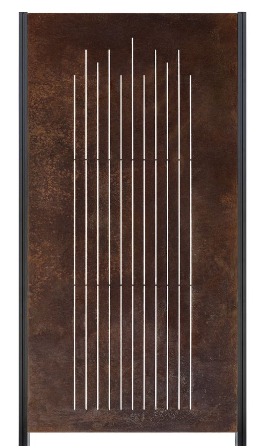 TRIAX Corten-Stahl Lines - Höhe 180cm, Breite 90cm 