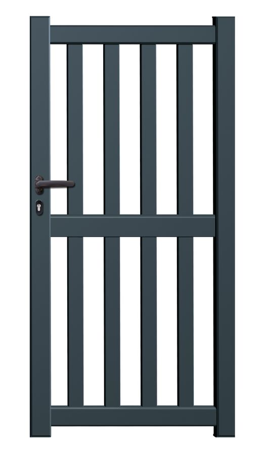 Aluminium Gartentor Country - Höhe 200cm, Breite 100cm