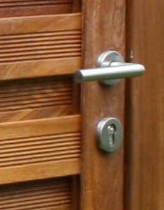 Drückergarnitur-Set aus Edelstahl