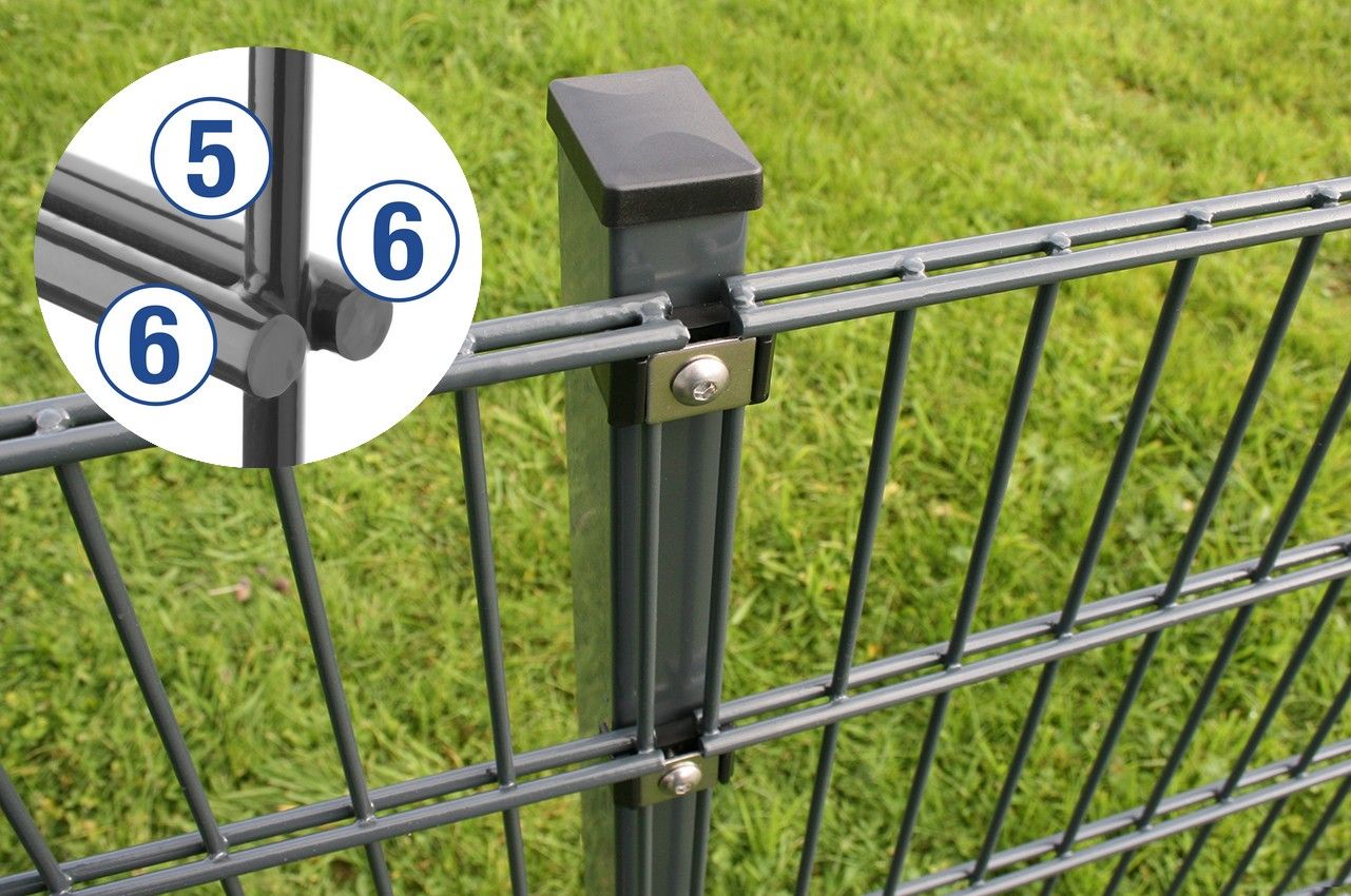 Doppelstabmattenzaun DS Secure 2.0 656