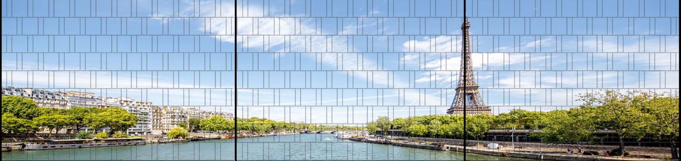 Sichtschutzstreifen Paris (7,5 Meter Panorama)