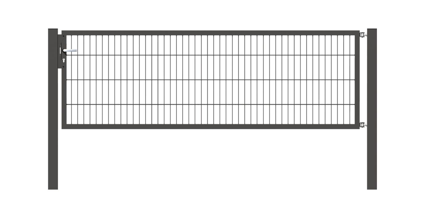 Gartentor Optima 656 - Höhe 80cm, Breite 250cm