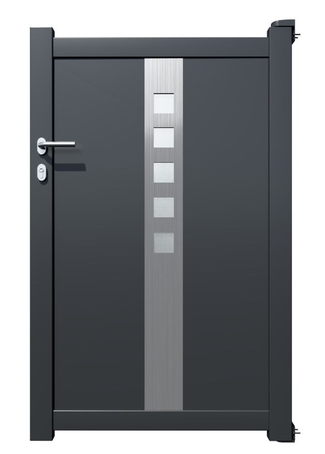Aluminium Gartentor Torilla Höhe 160cm, Breite 100cm Zaun24