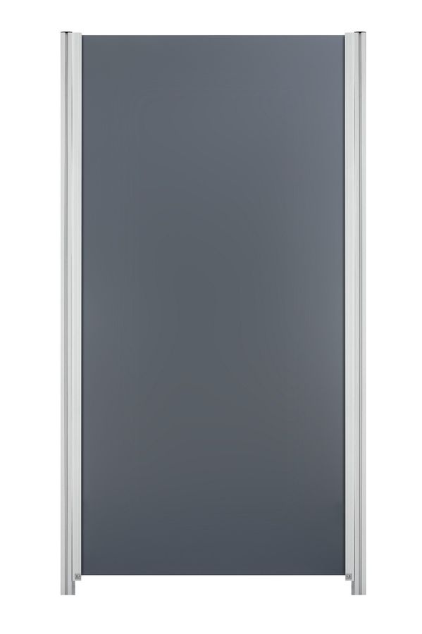 TRIAX Glas-Element Satiniert Grau - Höhe 180, Breite 90 cm