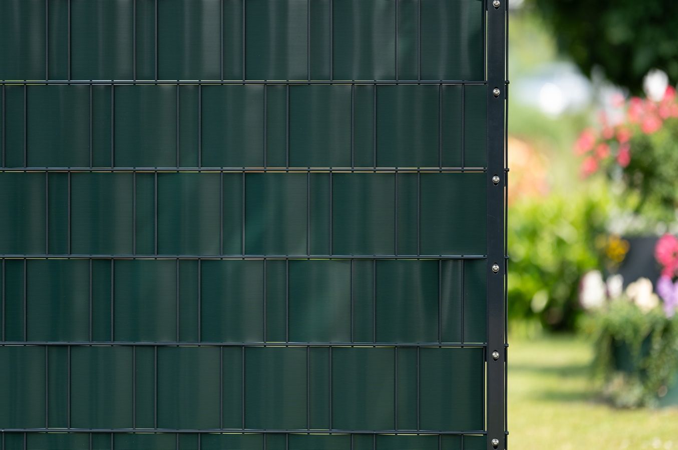 Sichtschutzstreifen Exklusiv - 10 Streifen 19x253cm mit Querrillen