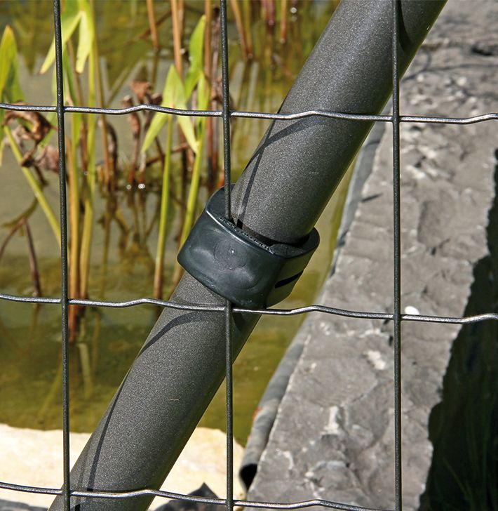 FixClip Pro® GartenzaunSet ohne Betonieren, Längen 10 200 Meter