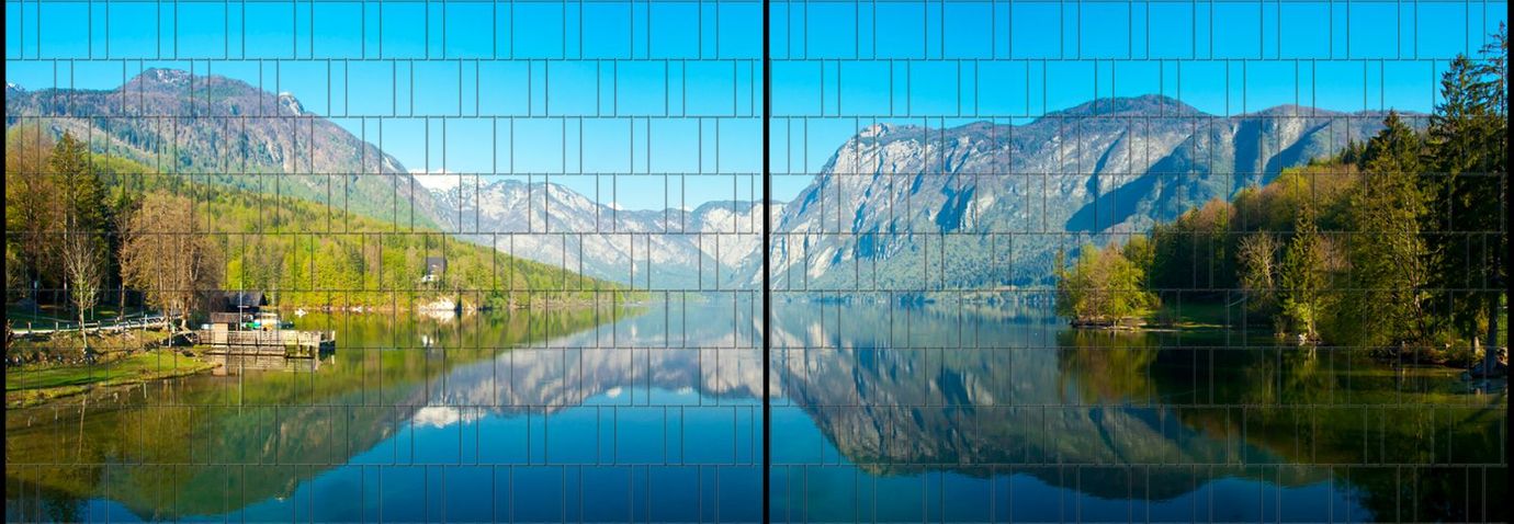 Sichtschutzstreifen Fjoryd (5 Meter Panorama)