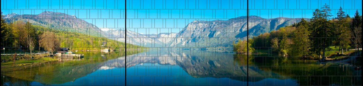 Sichtschutzstreifen Fjord (7,5 Meter Panorama)