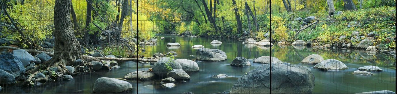 Sichtschutzstreifen Fluss (7,5 Meter Panorama)