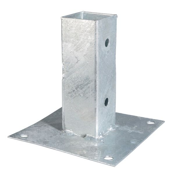 Aufschraubhülse für Holzpfosten 9 x 9 cm